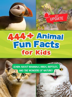 cover image of 444+ Animal Fun Facts for Kids